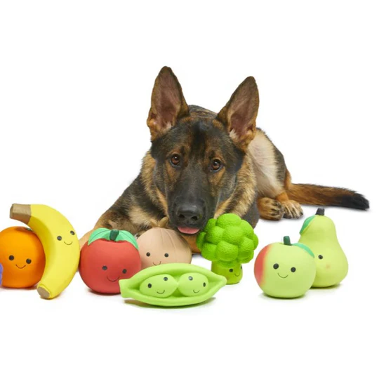 Foodie Faces Latex Peapod Dog Toy - Image 3